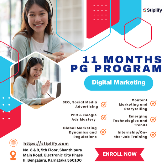 PG Program in Digital Marketing - In Person, 11 months