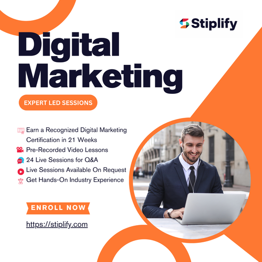 21 Weeks Digital Marketing Certification Program - Pre-recorded